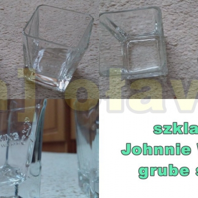 ładne szklanki Johnnie Walker i Famous Grouse drinki napoje soki alkohole