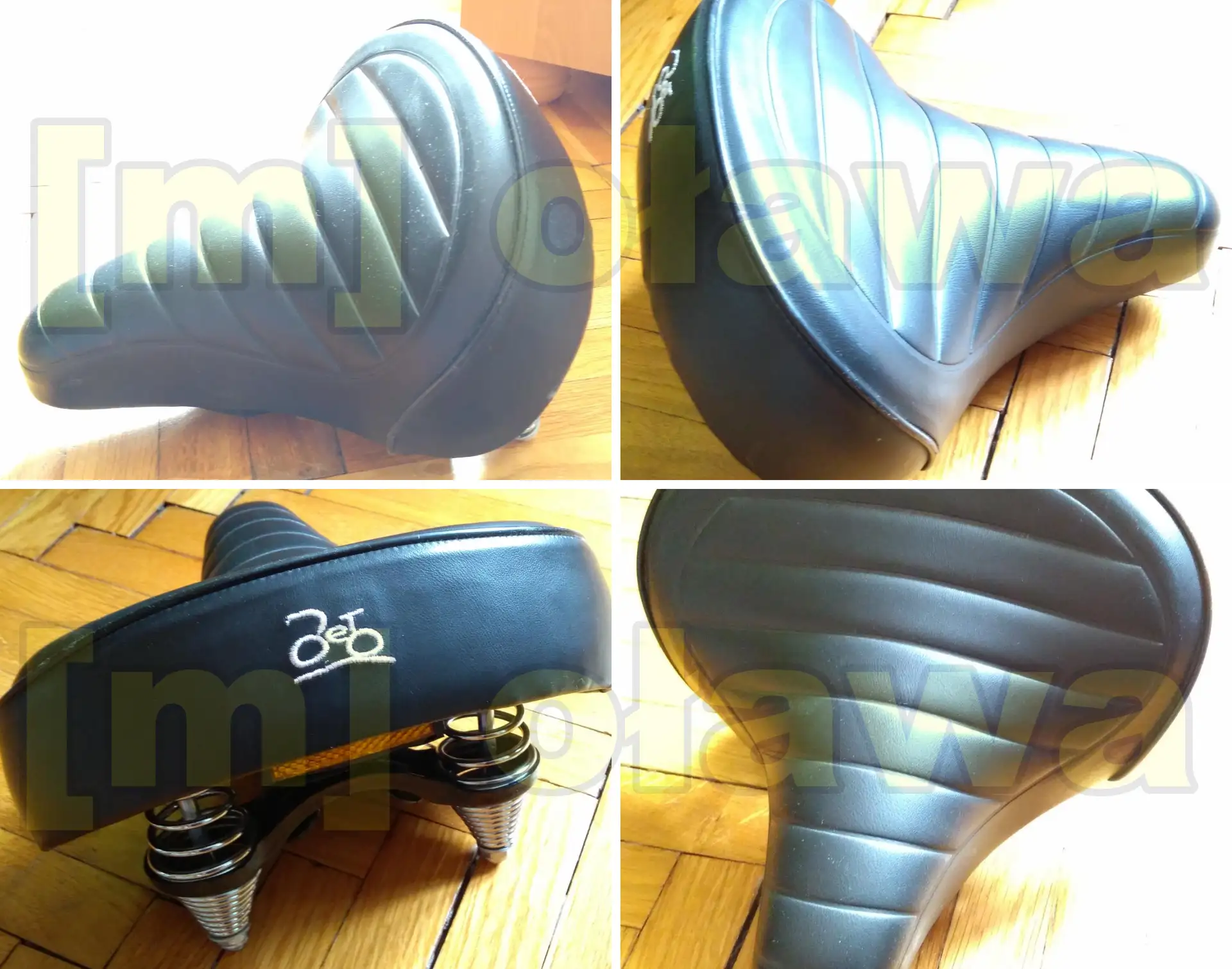 siodełko rowerowe Selle Jet Cruiser na sprężynach miękkie szerokie