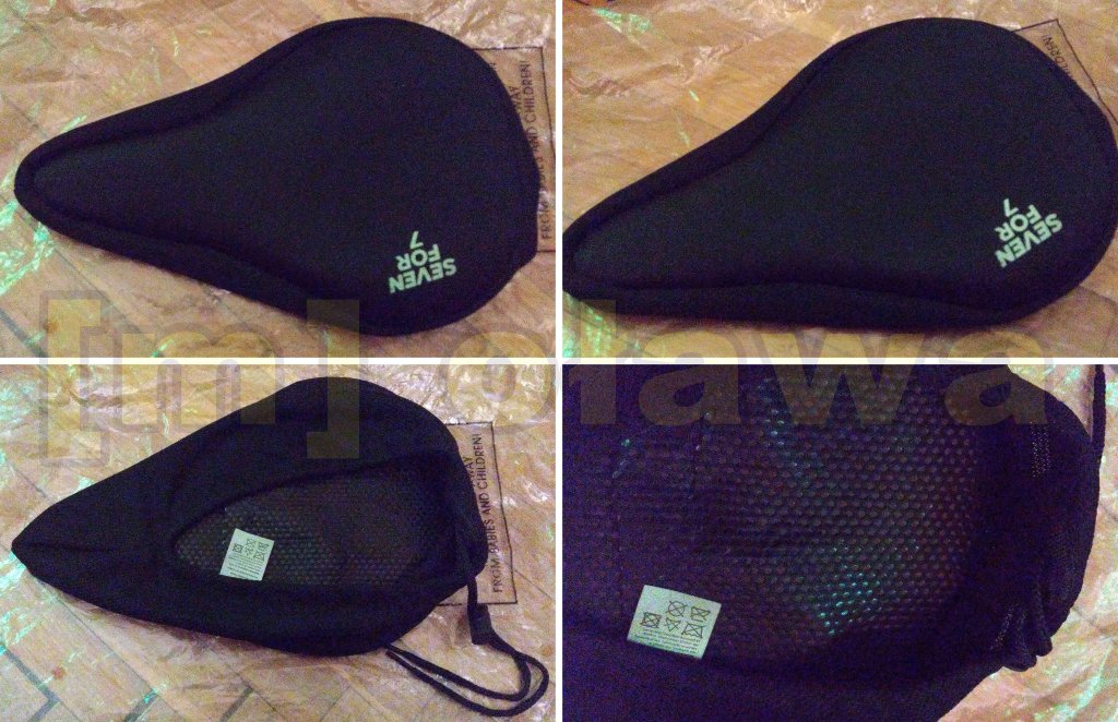 żelowa nakładka na siodełko 7 FOR SEVEN zwiększa komfort jazdy