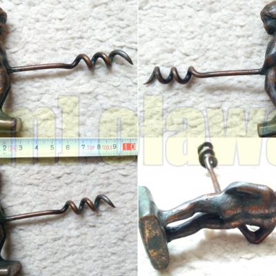 korkociąg do otwierania wina itp. chłopiec z Brukseli