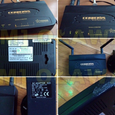 router CERBERUS Lite P 6381 odkręcane anteny ruter wifi WDS WISP