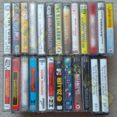muzyczna kolekcja kaset magnetofonowych różny rodzaj muzyki DEPECHE MODE Michael Jackson ERASURE 2 Unlimited