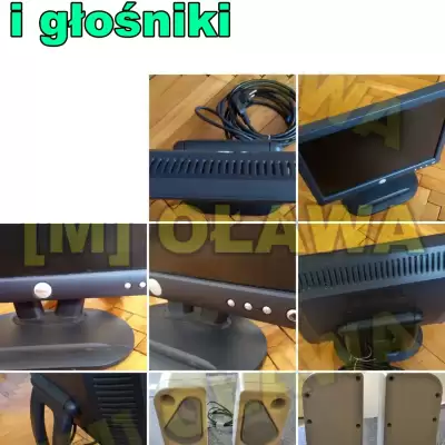 zestaw monitor DELL LCD 15 i głośniki komputerowe