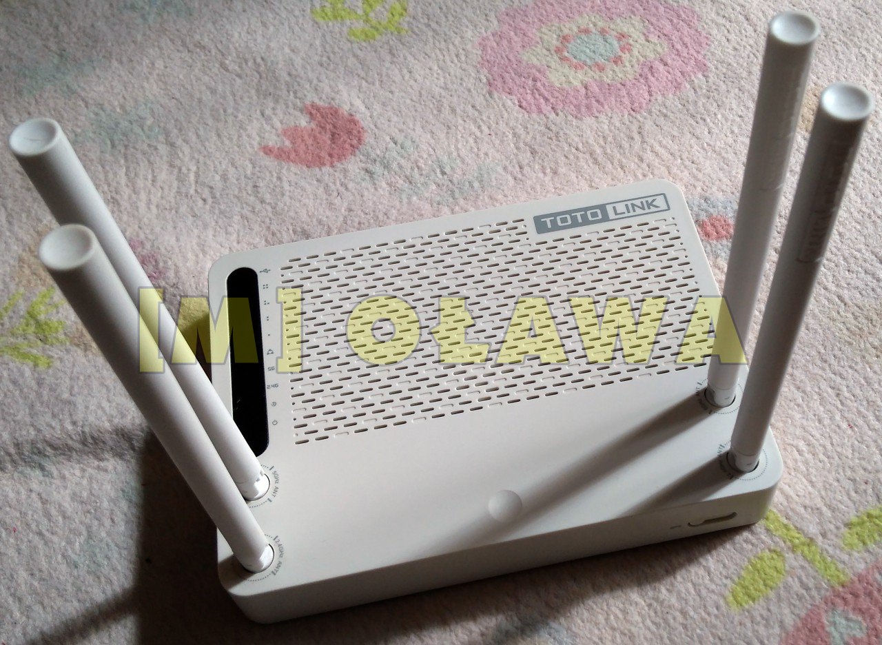 router TOTOLINK A3002RU ruter AC1200 wifi dual band IPTV USB ac 1200