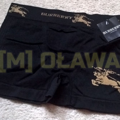 bokserki męskie burberry majtki bielizna męska london czarne