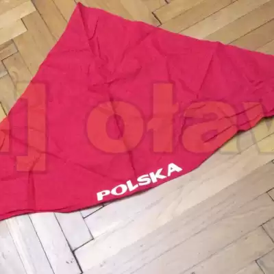 chusta bandana bandamka bandama czerwona POLSKA