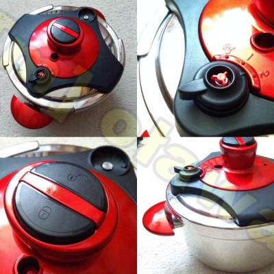 szybkowar AKER dobry stan ze stali nierdzewnej każdy rodzaj kuchenki