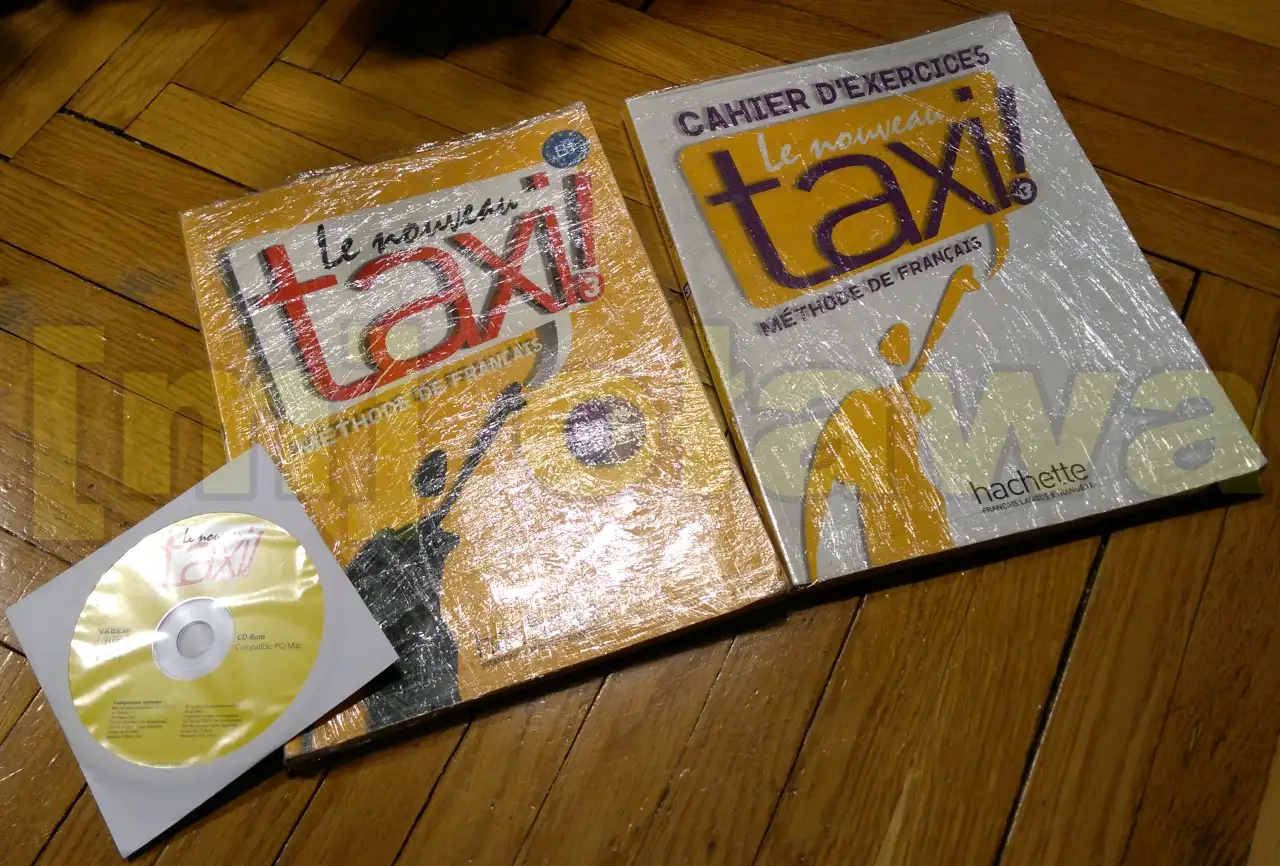 do nauki francuskiego le nouveau taxi 3 książka ćwiczenia CD + gratisy